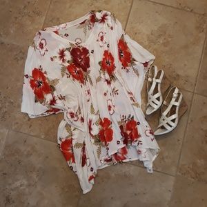 🌺 Summer Dress Floral Beach Cover 🌺